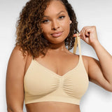 Sculpted everyday wireless bra
