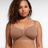 Sculpted everyday wireless bra