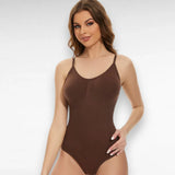 Shapwear tummy control bodysuit with bra